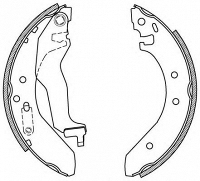 OPEN PARTS bsa215200 -  Комплект тормозных колодок